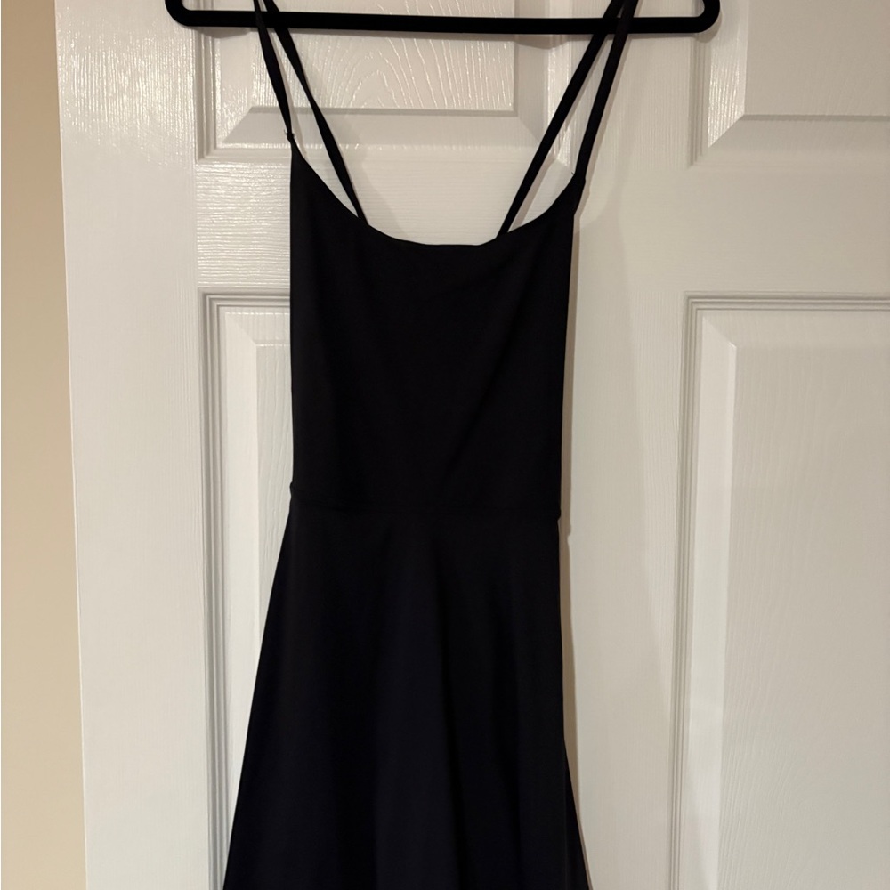 Gilly Hicks Black Mini Dress with Spaghetti Straps